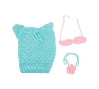 Gadpiparty Fotografía para Recién Nacida Traje de de Crochet con Diadema y Props Únicos para Sesiones Casa y Estudio y Seguro para Bebés