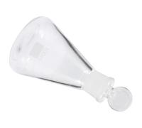 Gadpiparty Frasco Cónico de Vidrio 100ml Buen Sellado y Fácil Limpieza para Laboratorio Escolar y Clase de Química