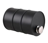 Gadpiparty Frasco de Licor para Exteriores Forma de Bidón de Gasolina, Acero Inoxidable Negro, Capacidad 750ml, Diseño Novedoso y Resistente para Decoración del Hogar