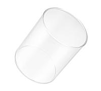 Gadpiparty Frutero de Cristal Transparente de 10 CM Diámetro y 15 CM Alto Bol Cilíndrico Hueco Doble Extremo para Ensaladas y Vajilla de Restaurante Recipiente Elegante para Servir Comida