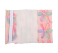 Gadpiparty Funda Antidesgaste para Libros de Tela Reutilizable Tamaño A5 con Diseño Floral, Protectora y Resistente Adecuado para Estudiantes en Transporte Público