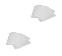 Gadpiparty Funda Transparente De Silicona Mate para Tarjetas De Y Bancarias De Organizador Y Práctico para Tarjetas De Autobús Membresía 50 Piezas*2