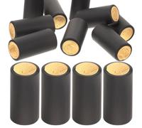 Gadpiparty Fundas Termorretráctiles Flexibles y Ajustables Negras de Pvc 200 para Botellas de Vino para Tiendas de Vino y Bodegas