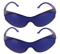 Gadpiparty Gafas de Seguridad para Depilación Ipl Azul 2 Piezas Lentes de Protección Ocular Cómodas para Uso Profesional y Personal