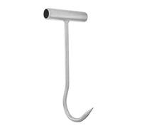 Gadpiparty Gancho para Levantar Tapas de Alcantarilla Resistente de Hierro Galvanizado para Múltiples Usos Herramienta Segura y Ligera para Abrir Registros y Transportar Mercancías