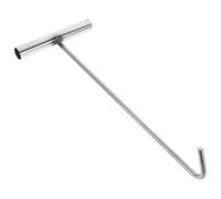 Gadpiparty Gancho T de Acero Inoxidable de 38 Cm para Levantar Tapas de Alcantarilla y Carga, Diseño Compacto y Ligero, Herramienta Multiusos Adecuado para Vehículos y Cajas de Herramientas