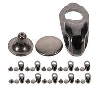Gadpiparty Ganchos Metálicos Kit de Reparación Rápido con Remaches para Cordones de Botas 30 Paquete de 30 Piezas para Zapatos de Senderismo y Camping