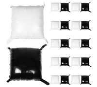 Gadpiparty Globos Cuadrados Estructura Tiras para Colgar Estable y Portátil de Aluminio Doble Cara 25 y Diseño DIY Color Negro para Decoración de Cumpleaños y Fiestas