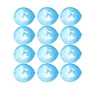 Gadpiparty Globos de Látex Mapa Mundi 12 Pulgadas Azul Claro 20 Piezas para Decoración de Cumpleaños y Fiestas Infantiles, Kit Creativo y Seguro para Adornos Festivos