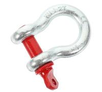 Gadpiparty Grillete de Anclaje Tipo Perno Galvanizado 1/2' Resistente para Elevación y Descarga Estructura Sencilla y Acero Galvanizado de 2 Toneladas