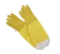 Gadpiparty Guantes de Apicultura de Piel de Oveja Resistentes y Cómodos Tamaño Estándar Accesorios para Protección de Manos la Cría de Abejas Herramientas de Apicultura Prácticas