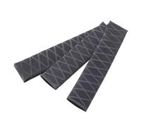 Gadpiparty Guantes para Caña de Pescar de PE Negro Antideslizantes y Absorbentes de Electricidad, Accesorios Ideales para Pesca Empuñaduras Seguras y Cómodas