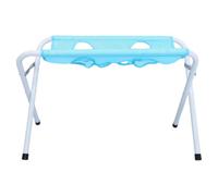 Gadpiparty Hamaca de Aseo para Gatos Plegable Soporte, Azul | Gatos y Perros Pequeños, Uso en Casa o Peluquería, Estructura Metálica, Tela No Tejida