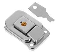 Gadpiparty Hebilla de Pestillo Pequeña para Maleta Llave, Cerrojo de Cerradura de Hierro para Joyero y Caja de Madera, Cierre Seguro y Compacto para Equipaje y Cofres de Viaje