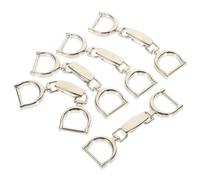 Gadpiparty Hebillas de Cadena para Zapatos 5 Piezas Pequeñas de Aleación Plateada Accesorios de Ropa para Cinturones y Faldas Uso Diario