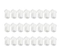 Gadpiparty Hebillas de Cubo de Basura de Plástico, 24 Piezas Fáciles de Instalar Diseño Elegante y Funcional para Tapas de Botes de Basura