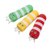 Gadpiparty Herramienta de Tejido de Bricolaje 3 Piezas con Carrete de Plástico en Rojo Amarillo y Verde Mini Tejedora Principiantes Máquina Portátil para Hacer Suéteres y Bufandas DIY