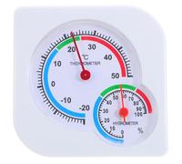 Gadpiparty Higrómetro Analógico para Interior y Exterior, Termómetro de Ambiente sin Batería, Sensor de Humedad Preciso, Compacto y Portátil para Hogar, Oficina y Jardín