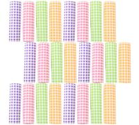 Gadpiparty Hojas de papel de pergamino para hornear, gruesas, 400 unidades, a prueba de aceite a cuadros y revestimientos de pulpa de madera para patatas fritas y platos para cafeterías e industria de