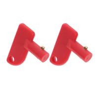 Gadpiparty Interruptor de Desconexión de Batería Accesorio Eficaz Rojo de Plástico para Aislar Circuito y Evitar Descarga Pack de 2 para Vehículo y Camión en Situaciones de Emergencia