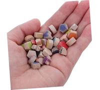 Gadpiparty Irregular Porcelain Ceramic Tiles With Star And Moon Shapes Mini Mosaic Pieces For Diy Home Decoration Bathroom And Kitchen Wall Art Mixed Colors