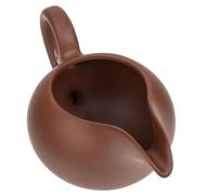 Gadpiparty Jarra Adecuado para Servir Salsas y Bebidas Calientes Diseño Retro y Funcional para Crema Asa de Cerámica en Cafeterías y Restaurantes