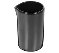 Gadpiparty Jarra de Cerámica Mate Negra para Leche Multiusos, Pequeña y Compacta, Recipiente para Café y Crema, Fácil de Limpiar, Adecuada para Profesionales y Uso Doméstico