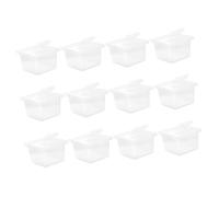 Gadpiparty Jaula Ventilada Transparente para Reptiles Multifunción, Plástico Duradero, Tamaño Pequeño, para Cría y Alimentación En Hogar, Apta para Serpientes, Geckos y Anfibios Pequeños