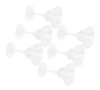 Gadpiparty Juego de 6 Copas de Martini de Vidrio Transparente Diseño Elegante y Material Estable para Fiestas y Festivales, Capacidad de 120ml