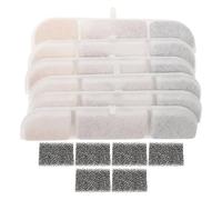 Gadpiparty Juego de 6 Filtros de Algodón y Cáscara de Coco para Fuente Automática de Mascotas, Compatible Dispensadores para Perros y Gatos, Elimina Pelo y Olores