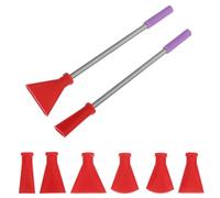 Gadpiparty Juego de Boquillas Diseño Versátil y Fácil Uso de Soplado de Acero Inoxidable para Pintura Acrílica para de Pintura Líquida y Proyectos