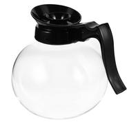 Gadpiparty Kettle de Vidrio con Diseño Elegante para Estufa, Cafetera con Asa Resistente al Calor que Mantiene el Café Caliente y Permite Observar el Proceso de Preparación
