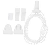Gadpiparty Kit de Accesorios para Persianas Venecianas de Plástico Blanco, Controlador de Cortina Enrollable Conveniente y Resistente para Ventanas de Hogar y Oficina
