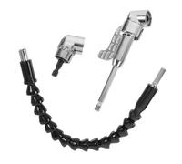 Gadpiparty Kit de Accesorios para Taladro Eje Flexible y Extensión de Broca en Acero Inoxidable y Plástico para Atornillador Angular en Espacios Estrechos