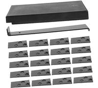Gadpiparty Kit de Herramientas para Instalación de Suelo Laminado y Vinilo Barra de Tracción Resistente Negras con Separadores Portátil y Fácil de Usar para Parquet y Madera Dura