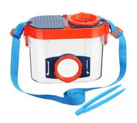 Gadpiparty Kit de Observación de Insectos con Caja Plástica para Lupa Multi-aumento y Diseño Transpirable para Exploración al Aire