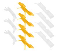 Gadpiparty Kit de Reparación de 11 Clips de Plástico para Molduras Frontales y Laterales de Parabrisas, Instalación Rápida y Fácil para Reparación DIY del Vehículo