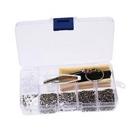 Gadpiparty Kit de Reparación de Gafas Tornillos Destornillador y Almohadillas para Nariz Herramienta para Anteojos