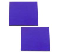 Gadpiparty Láminas de Vidrio de Cobalto Azul para Experimentos Químicos en Laboratorios Escolares, 2 Piezas, Fácil Manejo y Reacción de Color de Llama para Estudiantes