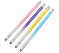 Gadpiparty Lápices Ópticos Capacitivos para Pantalla Táctil Doble Punta Fibra Plateada 4 Unidades Compatibles Móviles y Tabletas para Dibujo y Escritura Precisa en Dispositivos Táctiles