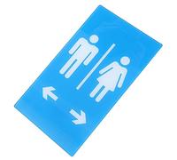 Gadpiparty Letrero Acrílico Elegante para Baños Señalización de Aseos de Hombres y Mujeres Carteles Decorativos para Restaurantes y Guía Visual para