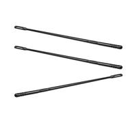 Gadpiparty Limpiador de Flauta Paquete de 3 Piezas de Plástico Diseño Flexible Negro para Saxofón y Clarinete Adecuado para Cuidado Antes Actuación