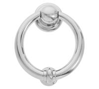 Gadpiparty Llamador de Puerta y Aldaba de Aleación de Zinc para Uso en Puertas de Entrada Residenciales Diseño Moderno y Golpe Suave 4.13X3.34X1.29In