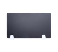 Gadpiparty Mampara Divisoria de Acrílico Negro para Escritorio de Oficina, Pantalla Protectora de 50x30 Cm, Deflector de Escritorio Adecuado para Separación y Uso en Exámenes