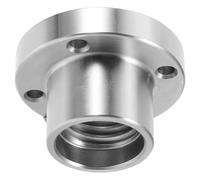 Gadpiparty Mandril de Torno para Carpintería de 2 Pulgadas Placa Frontal de Acero Resistente, Rosca 1-8 Tpi, Adaptador para Mandril de Mini Torno, Accesorio para Herramientas de Torneado