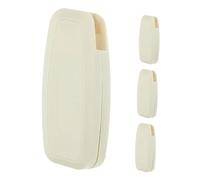 Gadpiparty Manija Cuadrada Abierta para Persianas Verticales y Enrollables Pomo para Cordón de Persiana Material Pom Blanco para Cortinas de Gasa Juego de 4 Piezas