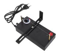 Gadpiparty Máquina Cortadora de Cinta Eléctrica Ajustable para Bricolaje, Uso Multifuncional Material Abs y Hierro, Color Negro, Herramienta Fiable para Cortar Cuerda y Banda