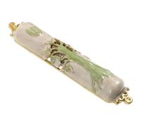 Gadpiparty Mezuzah Metálica Decorativa Religiosa con Pergamino Ornamento Artesanal para Puerta de Casa Símbolo de Fe y Tradición Judía para Decoración de Mezuzah el Hogar