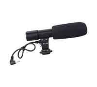 Gadpiparty Micrófono para Cámara Réflex Digital Compatible Tablet y Cámara, Material Abs y Ángulo de 90/120 Grados para Grabación de Entrevistas y Audio Profesional