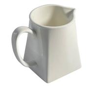 Gadpiparty Mini Jarra de Leche de Cerámica 230ml Diseño Minimalista y Boquilla Vertedora para Café, Té y Salsas en Cocina y Mesa